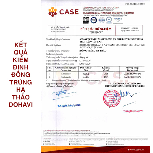 Trà Oo Long Đông Trùng Hạ Thảo Dohavi