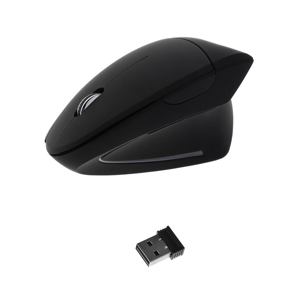 6D 2.4GHz Wireless Mouse Rechargeable Vertical Ergonomic Mice for Laptop PC