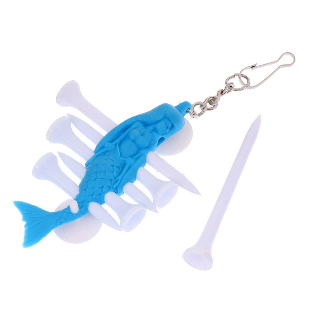 Golf Tee Holder with Tees Golf Key Chain