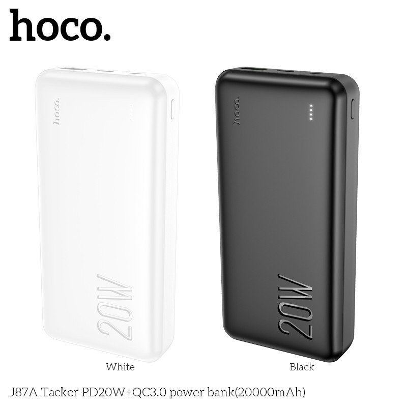 Pin Sạc Dự Phòng Hoco Sạc Nhanh J87A PD20W QC3.0 20000Mah 20W Hàng Nhập Khẩu