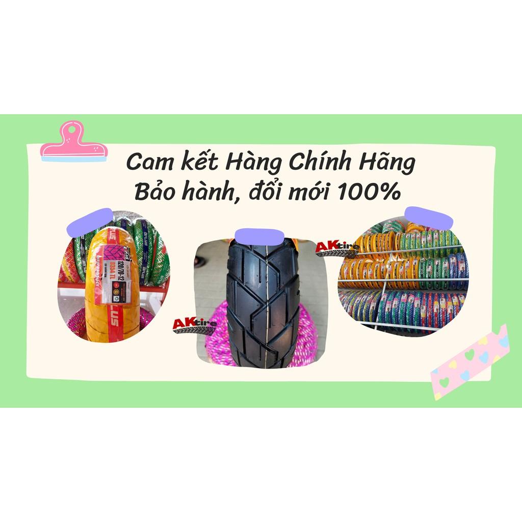Lốp DPLUS 120/70-12 KHÔNG SĂM Dành cho Sau xe Vespa, Majesty