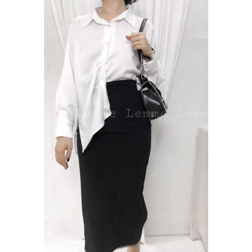 Áo sơ mi fom rộng