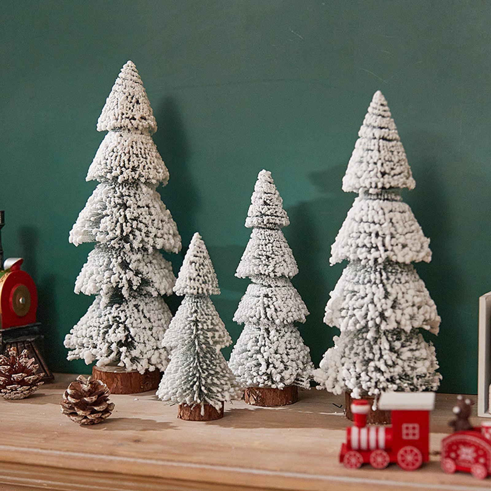 Artificial Christmas Tree Ornament with Lights for Xmas Office Shop Showcase
