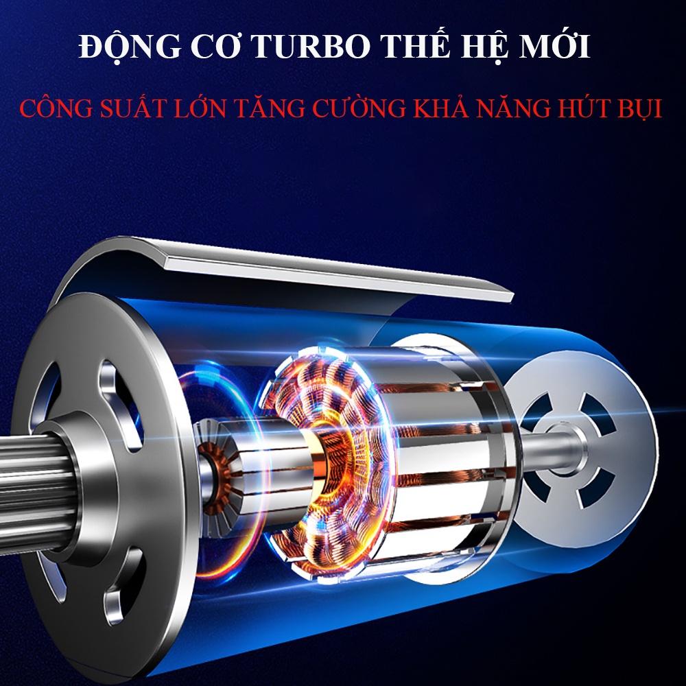 Máy hút bụi ô tô kiêm bơm lốp xe đa năng 4 trong 1, máy hút bụi gia đình cầm tay đa năng tiện lợi 2 phiên bản có dây và không dây.