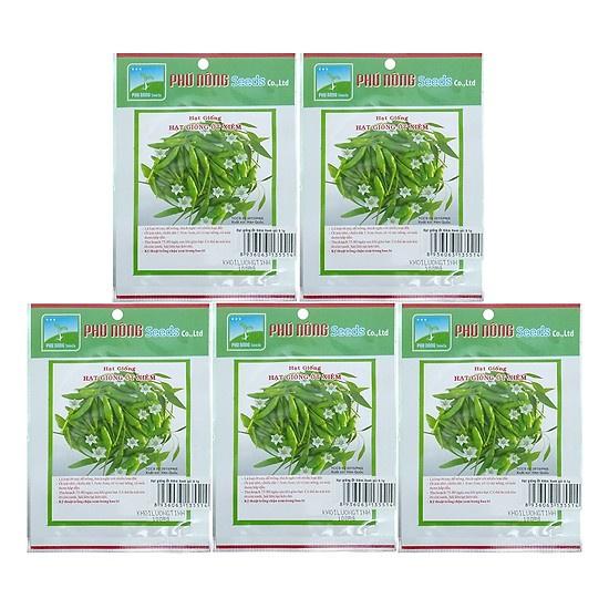 Combo 3 gói Hạt giống ớt thóc -gói 30 hạt/tặng kèm gói phân bón lót