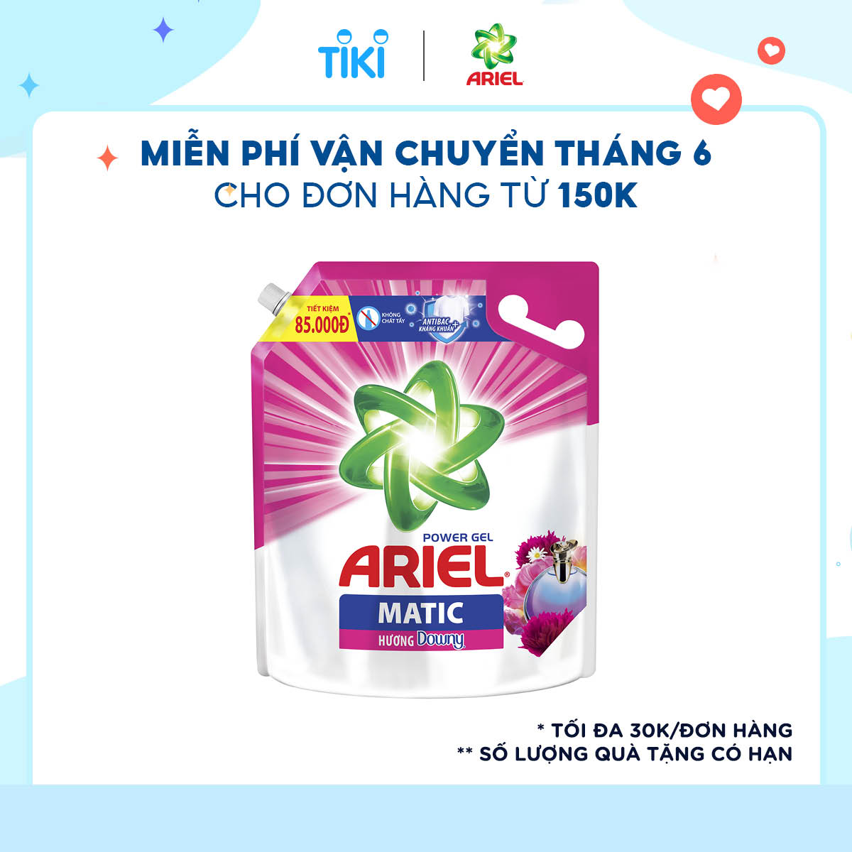 Hình ảnh Nước Giặt Ariel Hương Downy Túi 3.2Kg Hình ảnh Nước Giặt Ariel Hương Downy Túi 3.2Kg