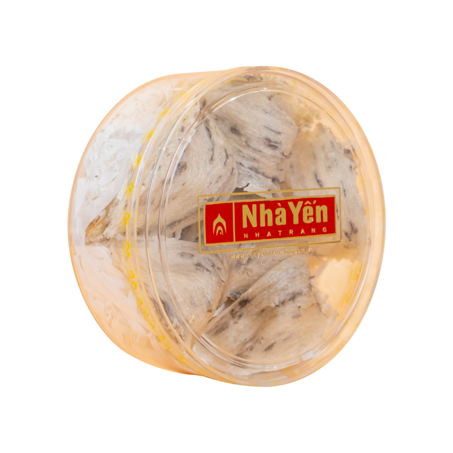 Tổ Yến Trắng Thô - Nhà Yến Nha Trang - Loại Chất Lượng 59 - Hộp 100 Gram - Tổ Yến Nguyên Chất - Tổ Yến Thô - Hàng Chính Hãng