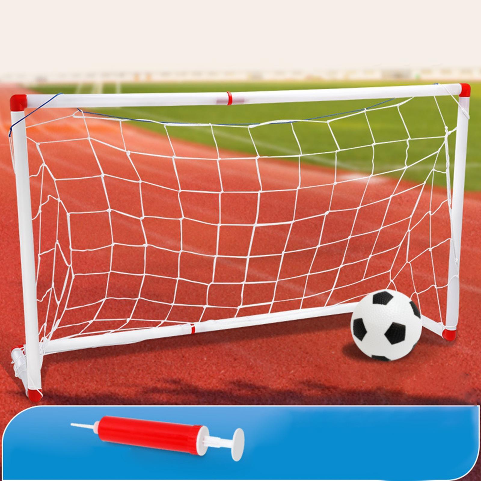 Children Soccer Football Goal Post Sports Toys Sturdy Perfect Gift Game