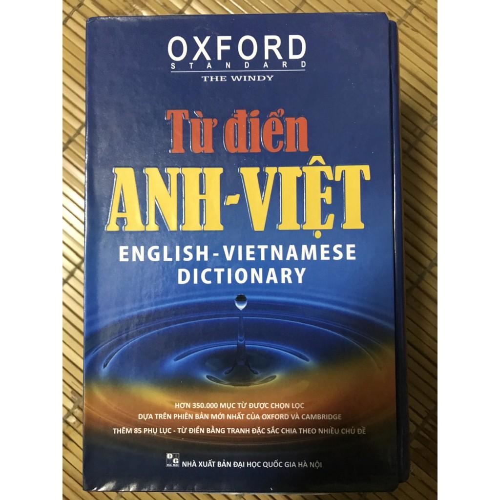 Sách Từ Điển Oxford Anh Việt 350.000 Từ (Hộp Cứng Xanh)