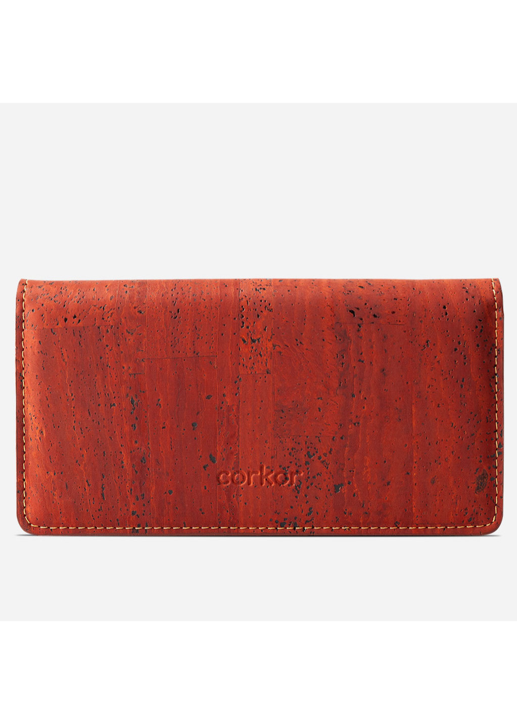 Ví nữ dạng mỏng Slim Wallet gập bấm cúc - HGcork Corkor  CK274 - Nhiều màu - Vật liệu 100% da cork thực vật thuần chay từ vỏ cây sồi Bồ Đào Nha, Siêu bền, Chống cháy, Chống mốc, Chống thấm nước, Thân thiện với môi trường – Hàng chính hãng, Sản xuất Handmade bởi Nghệ nhân Bồ Đào Nha