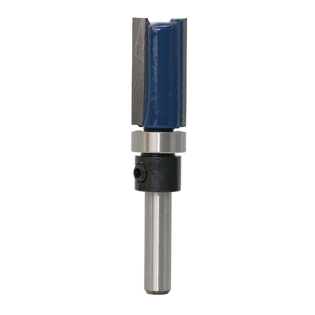 2Pcs/Set 1/4 Shank Top Bearing Flush Trim Router Bit Woodworking Cutter 2019