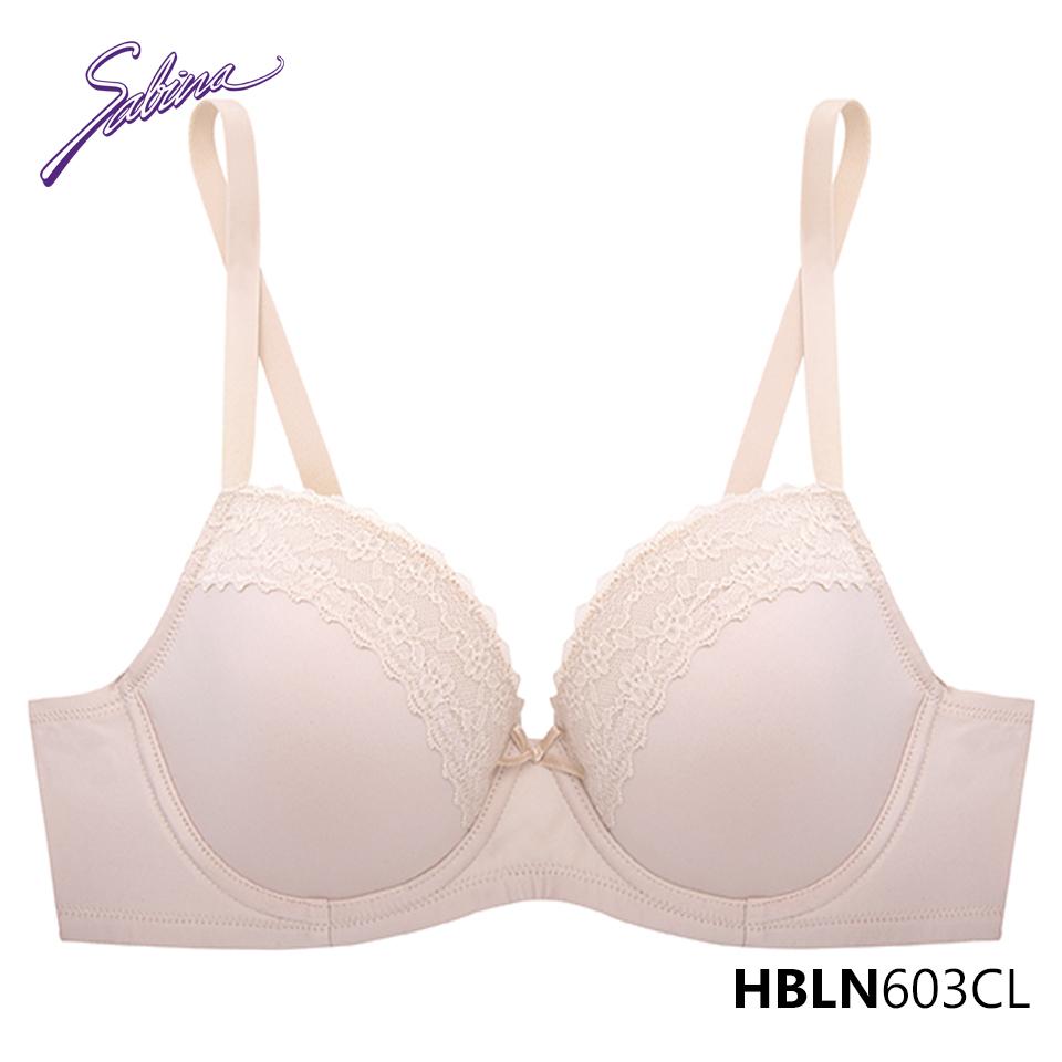 Áo Lót Mút Mỏng Phối Hoa Văn Ren Fashion Habpy Lady By Sabina HBLN603