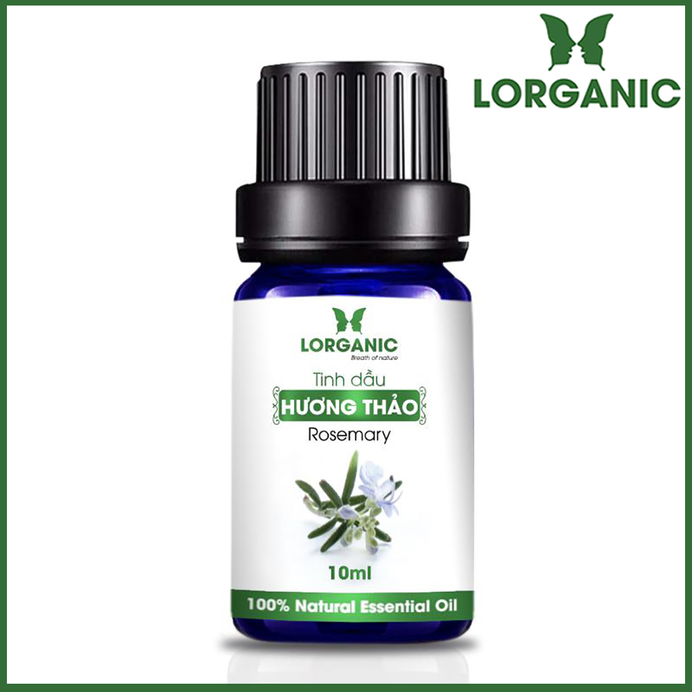 Bộ 3 Tinh Dầu Hương Hoa Lorganic: Ngọc Lan Tây + Oải Hương + Hương Thảo (10ml / Chai)