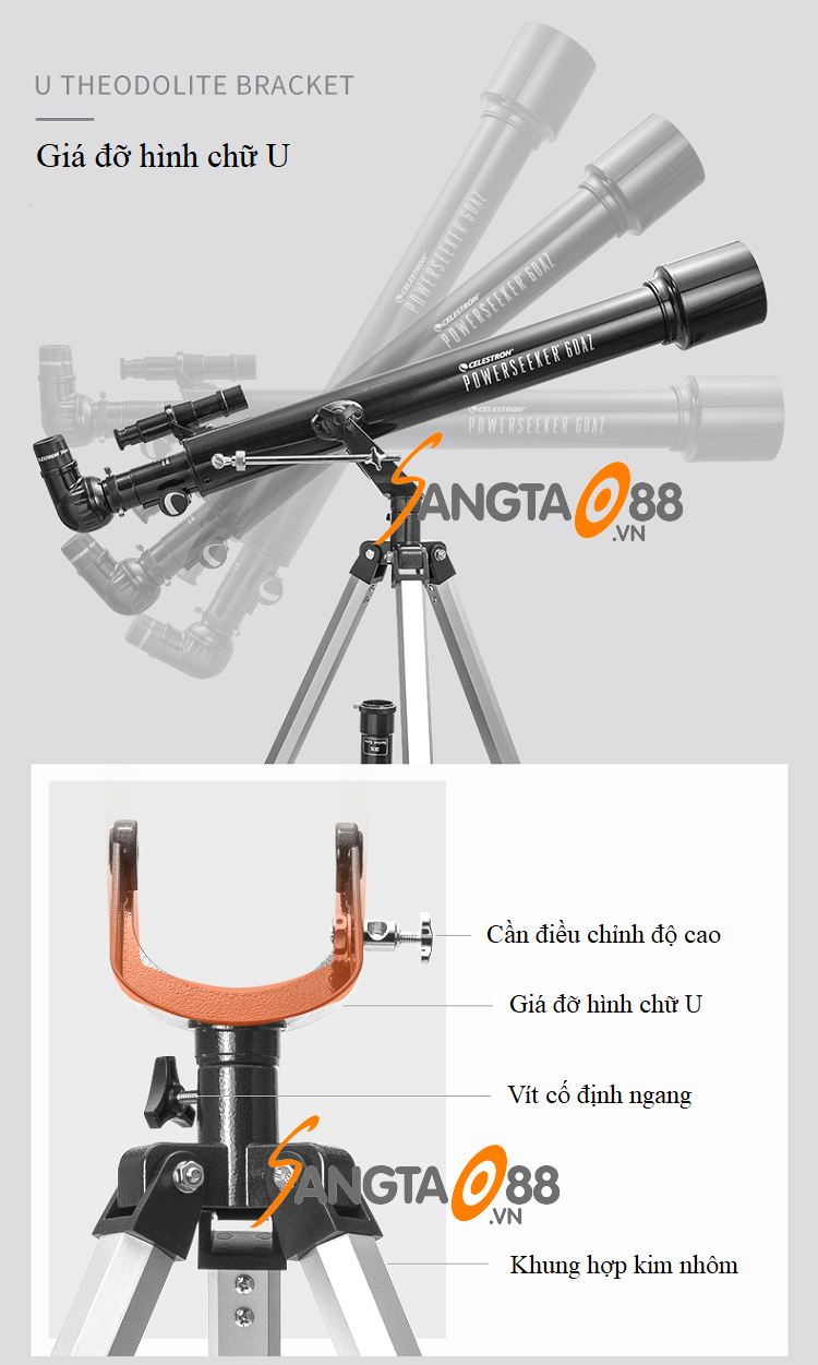 Kính thiên văn Celestron 60AZ 21041