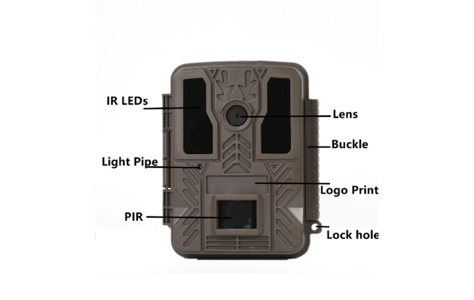 Máy ảnh đường mòn IP67 Naterproof IP67 Động vật hoang dã ống kính kép 24MP Starlight Night Vision Motion Motion Trò chơi săn bắn trò chơi cho động vật hoang dã