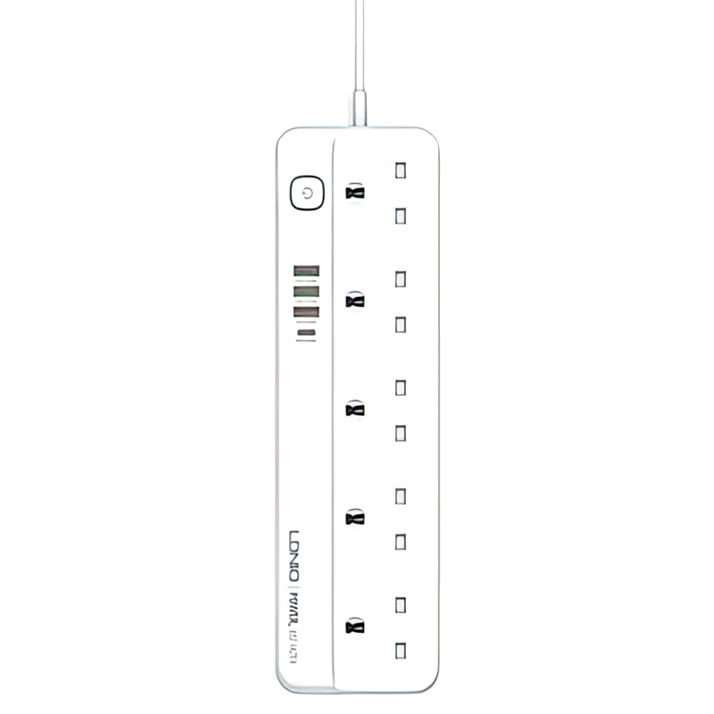Ổ ĐIỆN ĐA NĂNG 2500W PD 20W 3 USB LDNIO SC5415 - HÀNG CHÍNH HÃNG