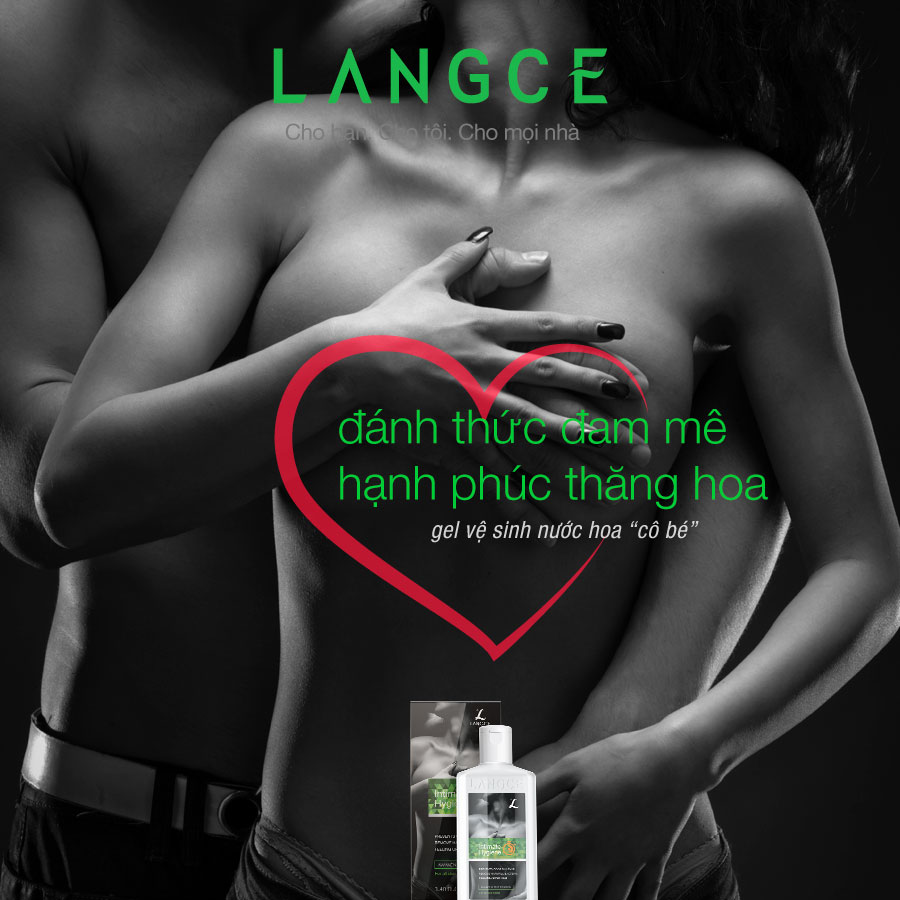 Gel Vệ Sinh Nước Hoa Vùng Kín Hạnh Phúc Thăng Hoa100ml TẶNG Kem Làm Rụng Lông Trắng Da 20ml LANGCE