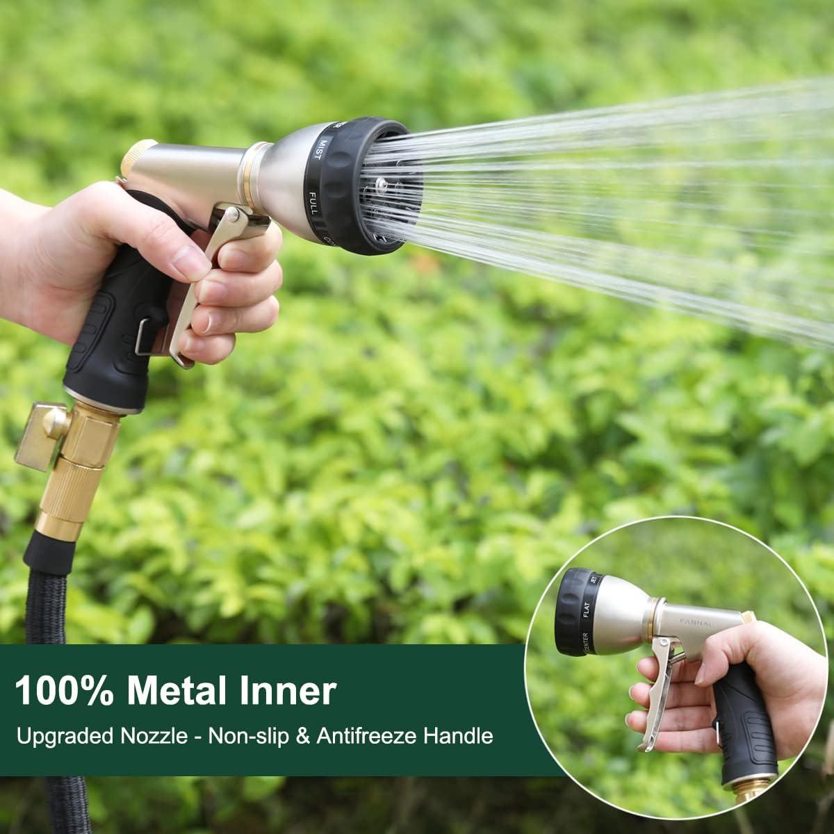 Vòi phun vườn, 9 chế độ phun, bình xịt thủ công áp suất cao