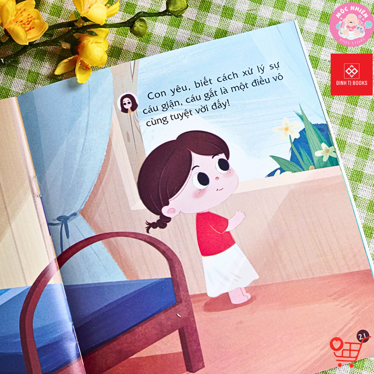 Sách - Cùng con nuôi dưỡng cảm xúc tích cực - Đinh Tị Books