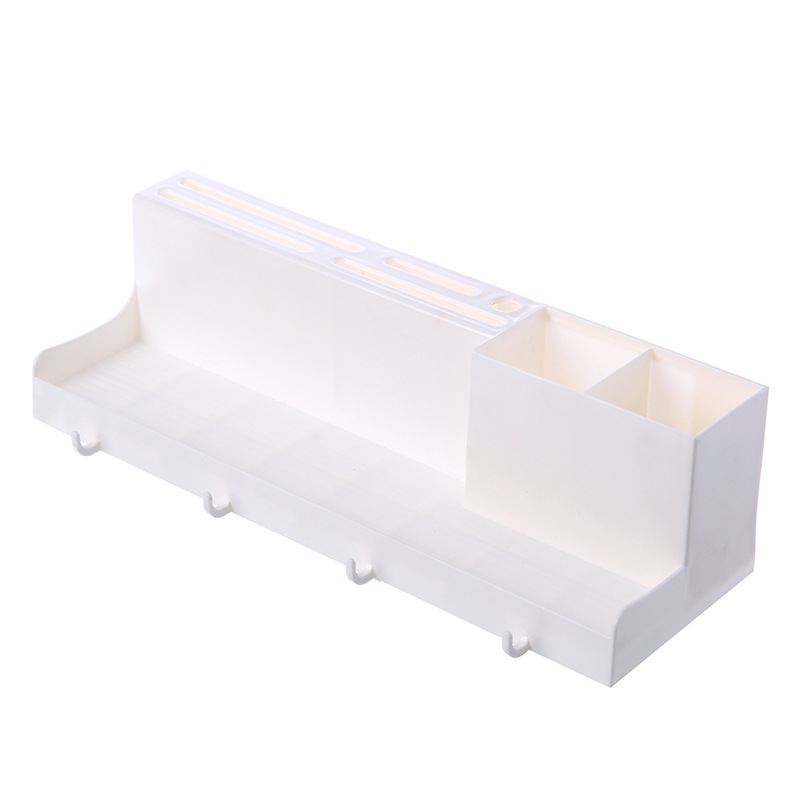 Kệ đa năng có lỗ thoát nước đựng đũa muỗng dao gia vị đồ dùng nhà bếp dán tường HT075 - Giao Ngẫu Nhiên