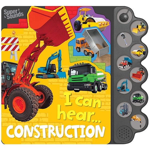 10-Button Super Sound Books - I Can Hear Construction