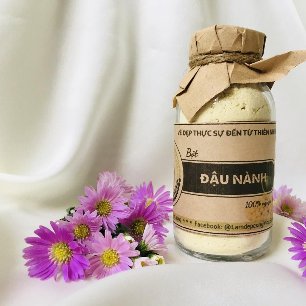 Bột Đậu Nành đắp mặt nguyên chất từ thiên nhiên 100ml handmade