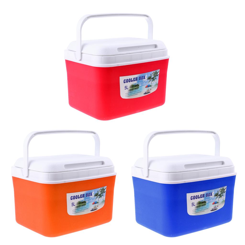 Camping Outdoor Drinks Food Cooler Box Car Ice Bucket with Handle