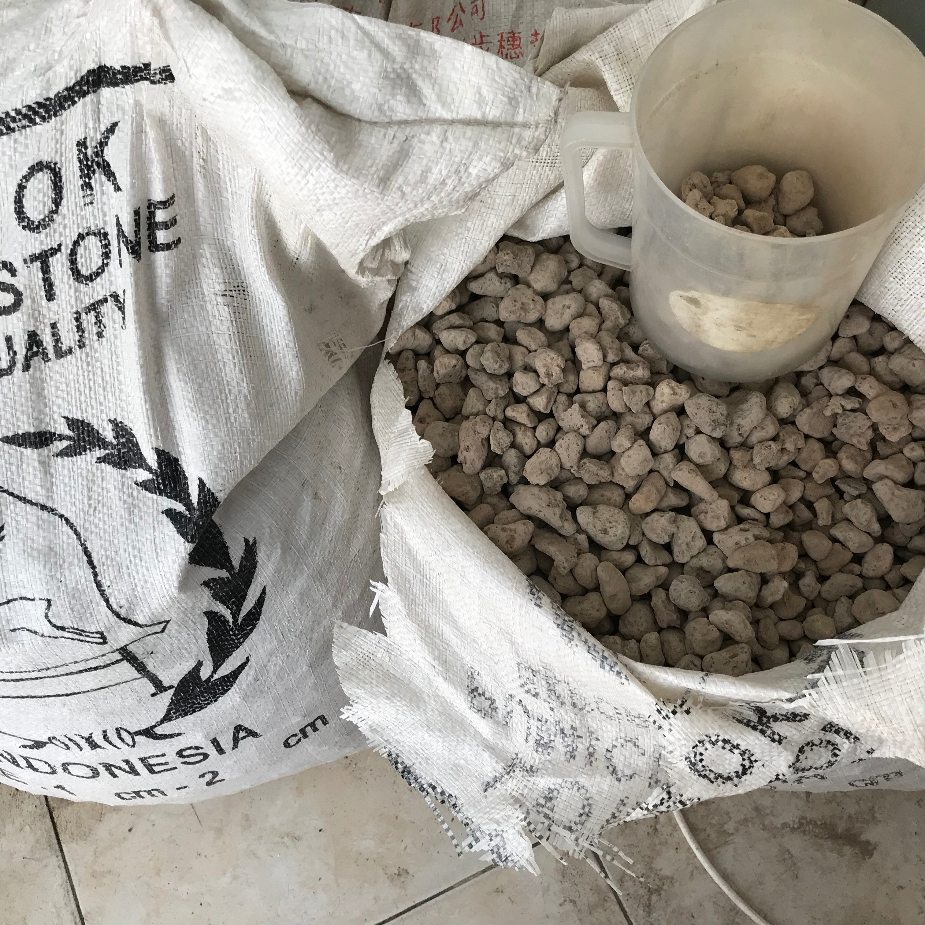 Vật liệu lọc hồ cá đá lông vũ Indonesia 1L