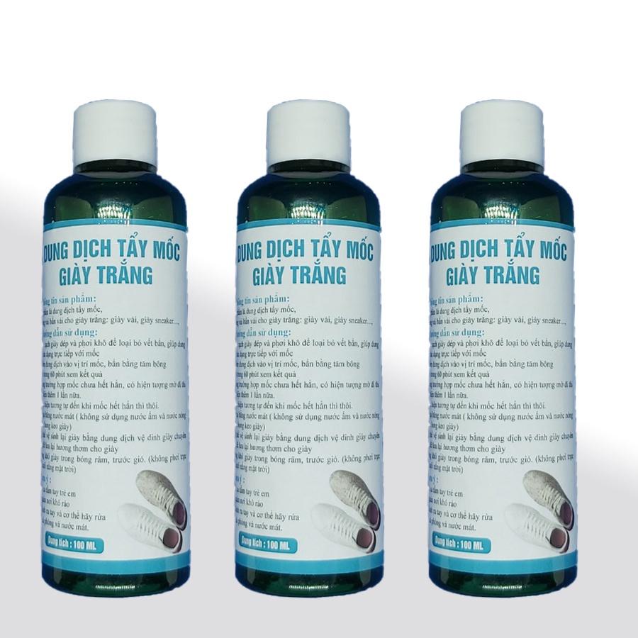 Dung Dịch Tẩy Mốc Giày, Tẩy Vết Mực, Tẩy Ố Bẩn Giày Vải Trắng Chuyên Dụng 100 ML