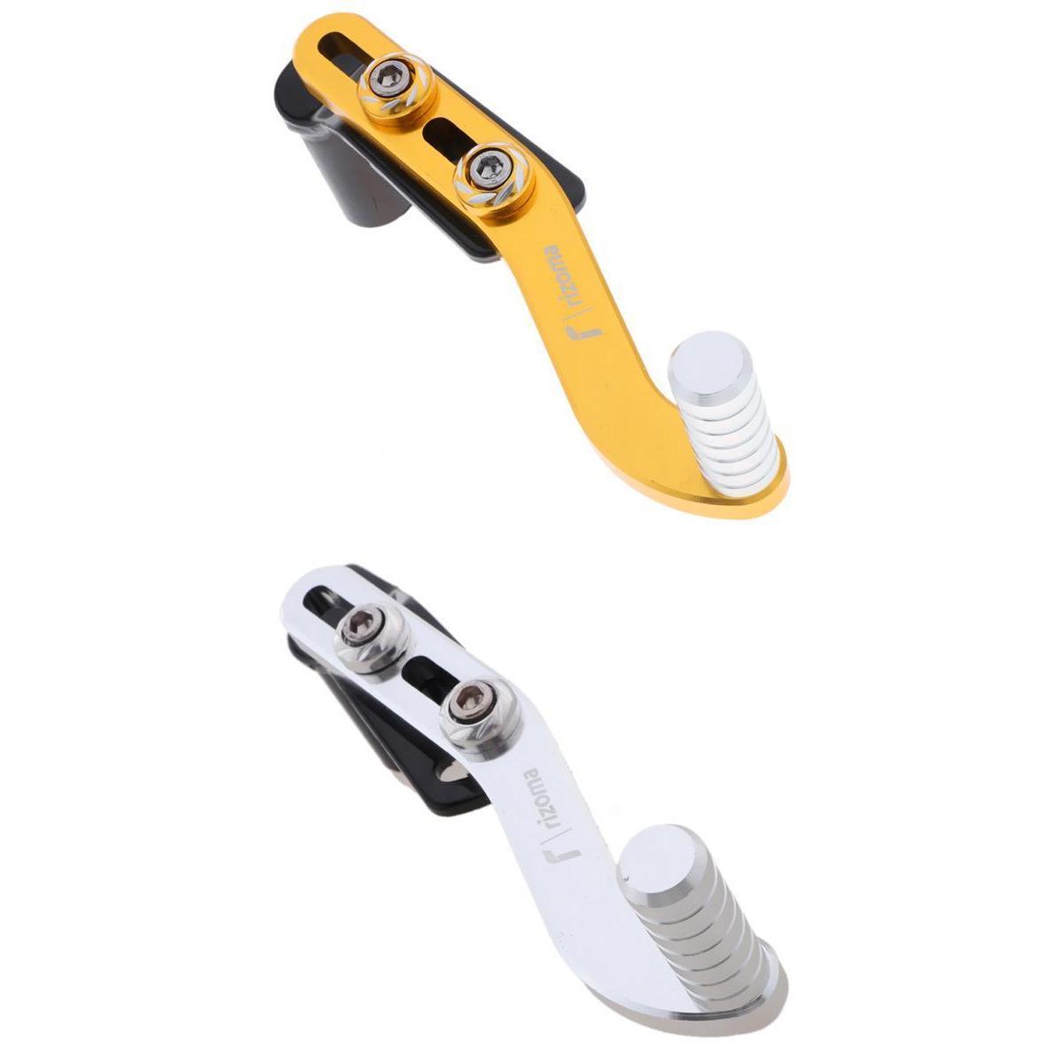 CNC Alloy Folding Gear Shift Shifter Lever for Motorcycle Golden+Silver