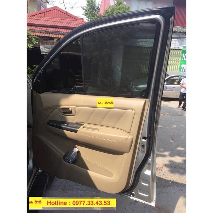 Rèm Che Nắng Xe Toyota Fortuner 2007-2015 Loại 1 Mr.OTO. Cam Kết Chuẩn Khít Theo Xe