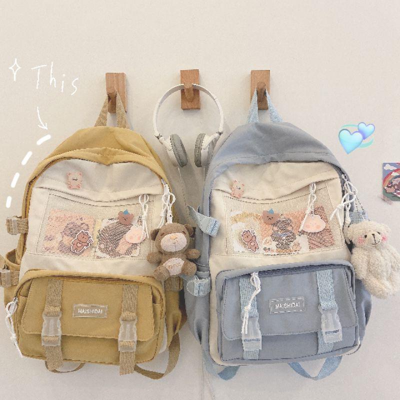 Balo Ulzzang Đi Học, Đi Chơi Hàn Quốc Cực Xinh KEKe MIRBAG