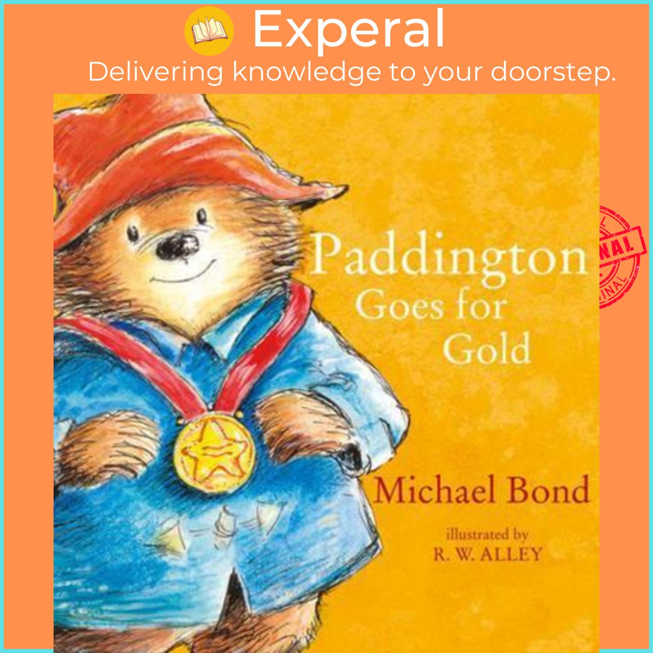 Sách - Paddington Goes for Gold by Michael Bond (UK edition, paperback)