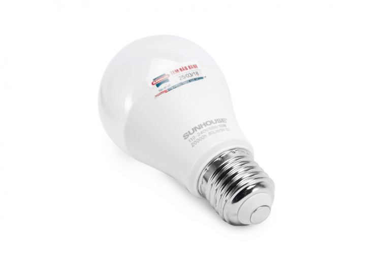 Bộ đèn LED thân nhôm SHE-LEDA60AL-A10W (trắng) 002