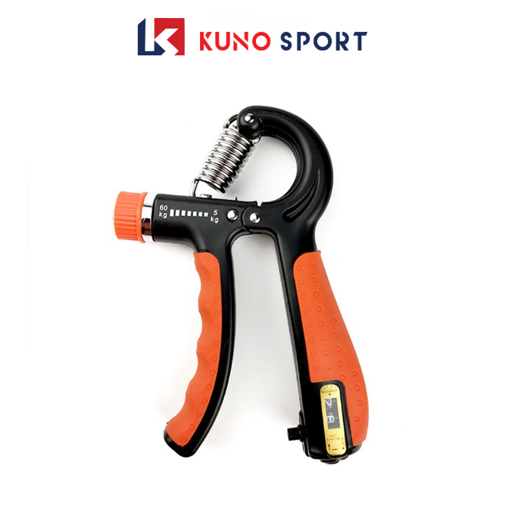 Kìm bóp tay, kìm tập cơ tay KUNOSPORT, dụng cụ tập cơ tay tập gym tại nhà có chỉnh lực 5-60kg