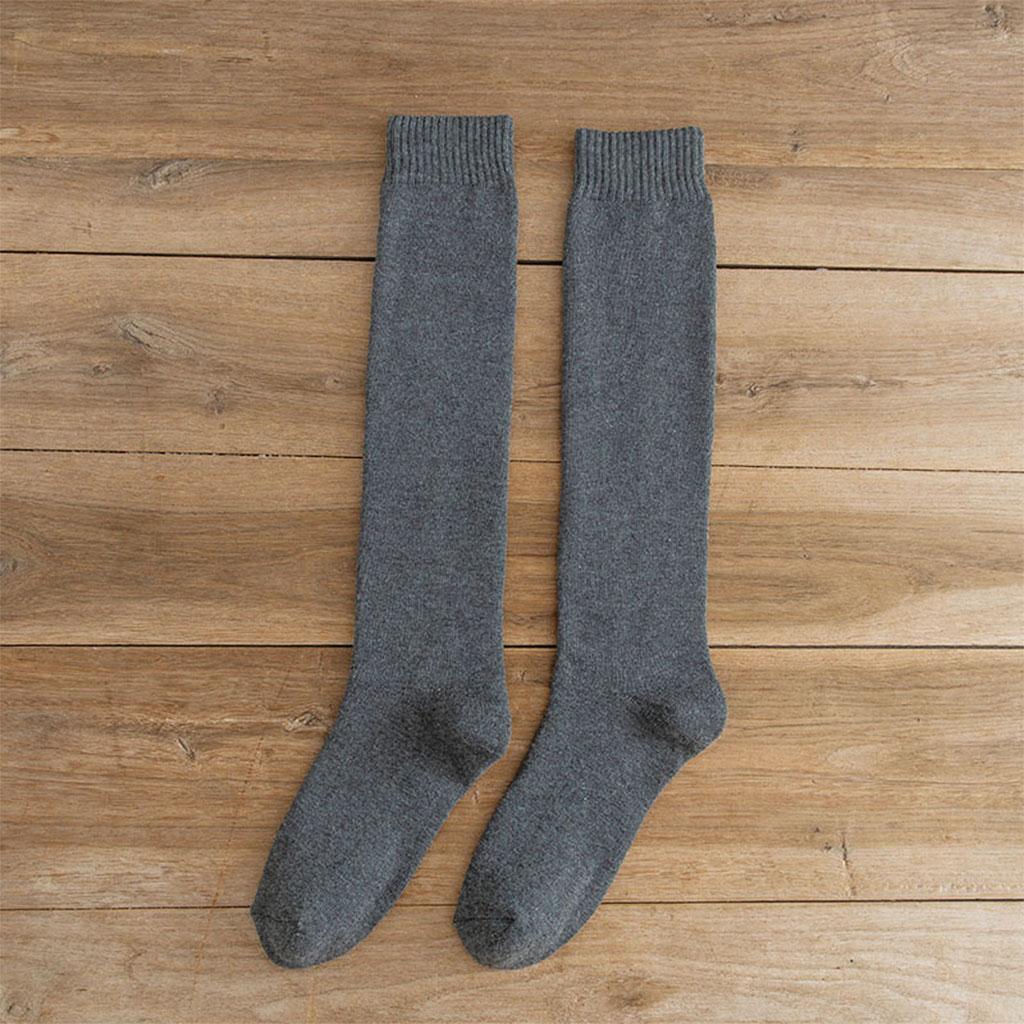 Deevoka Breathable Cotton Mens Knee High Warm Long