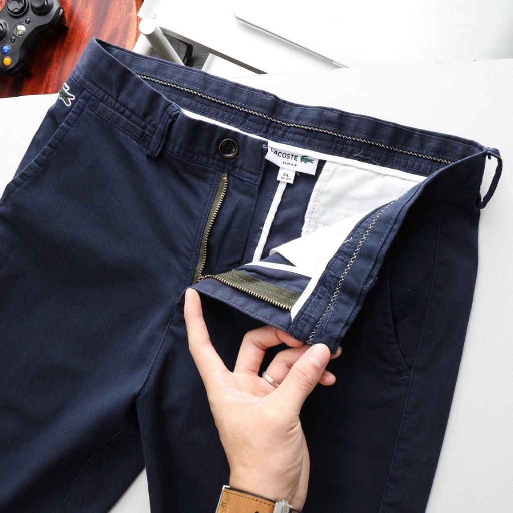 VNXK - Quần short kaki nam có logo bên hong QSKL - LASTORE MENSWEAR