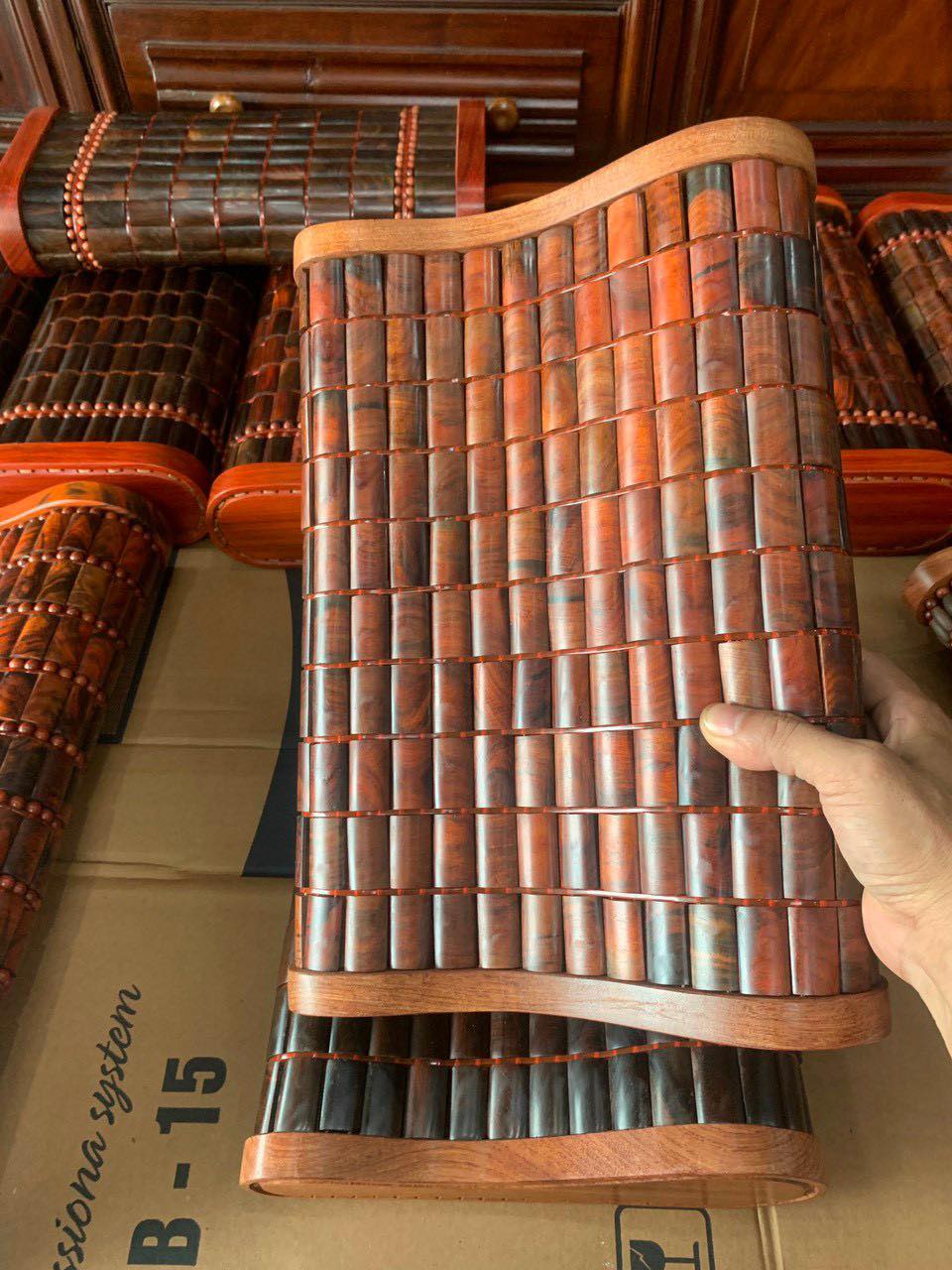 Gối Gỗ Hương Miếng Cao Cấp - Gối Công Thái Học
