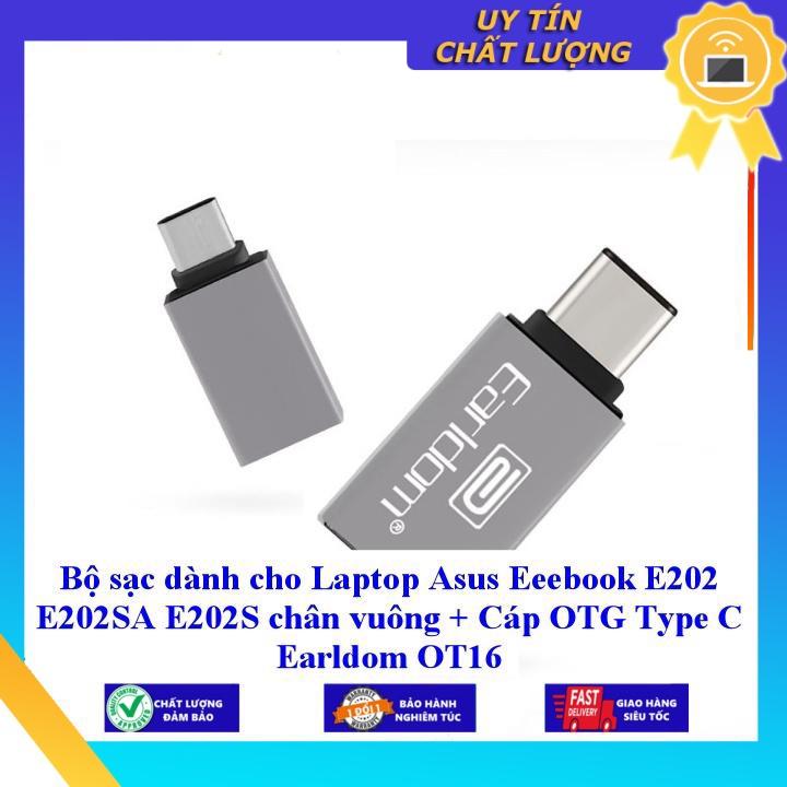 Sạc dùng cho Laptop Asus Eeebook E202 E202SA E202S chân vuông - Hàng Nhập Khẩu New Seal