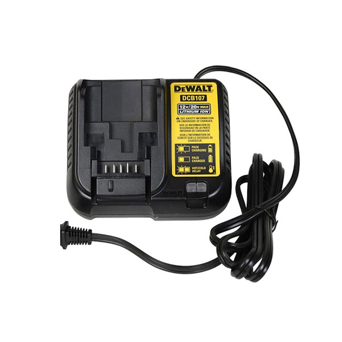 Bộ sạc pin Dewalt 10.8v-18v DCB107-B1