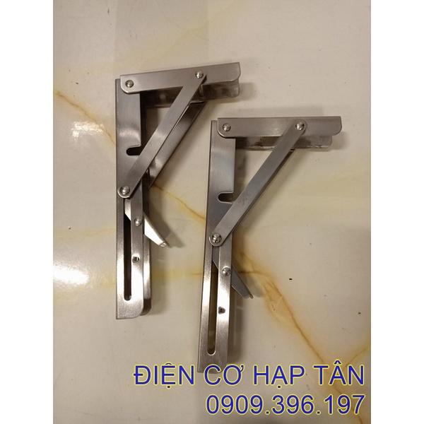 BẢN LỀ GẤP GỌN - INOX NGUYÊN CHẤT- 20, 25, 30, 35, 40CM, 45CM, 50CM - CHỤI LỰC 80KG