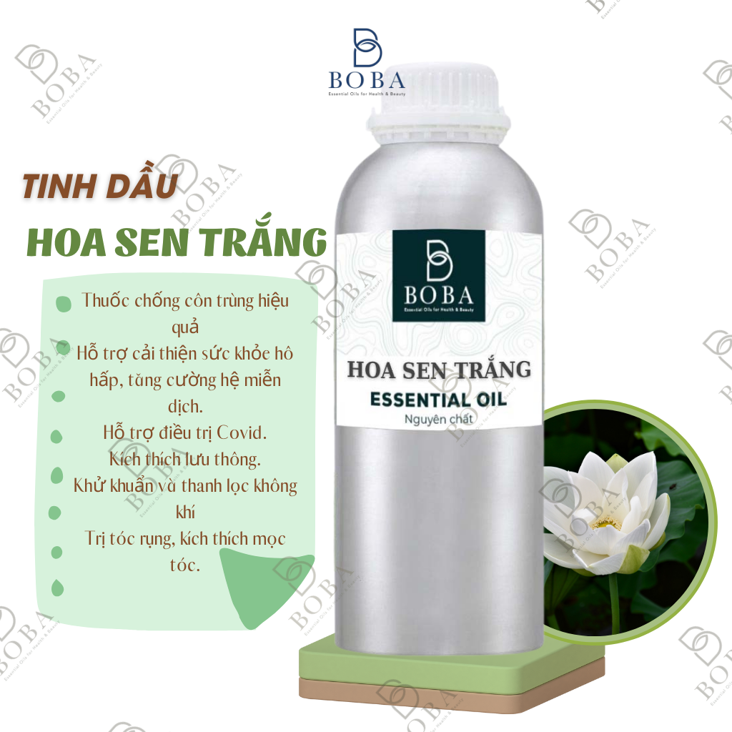 (HCM) Tinh Dầu Lít Nhập Ấn Khuếch Tán Hương Thơm, Xông Phòng, Thư Giãn, Kiếm Soát Mùi - BOBA NATURALS