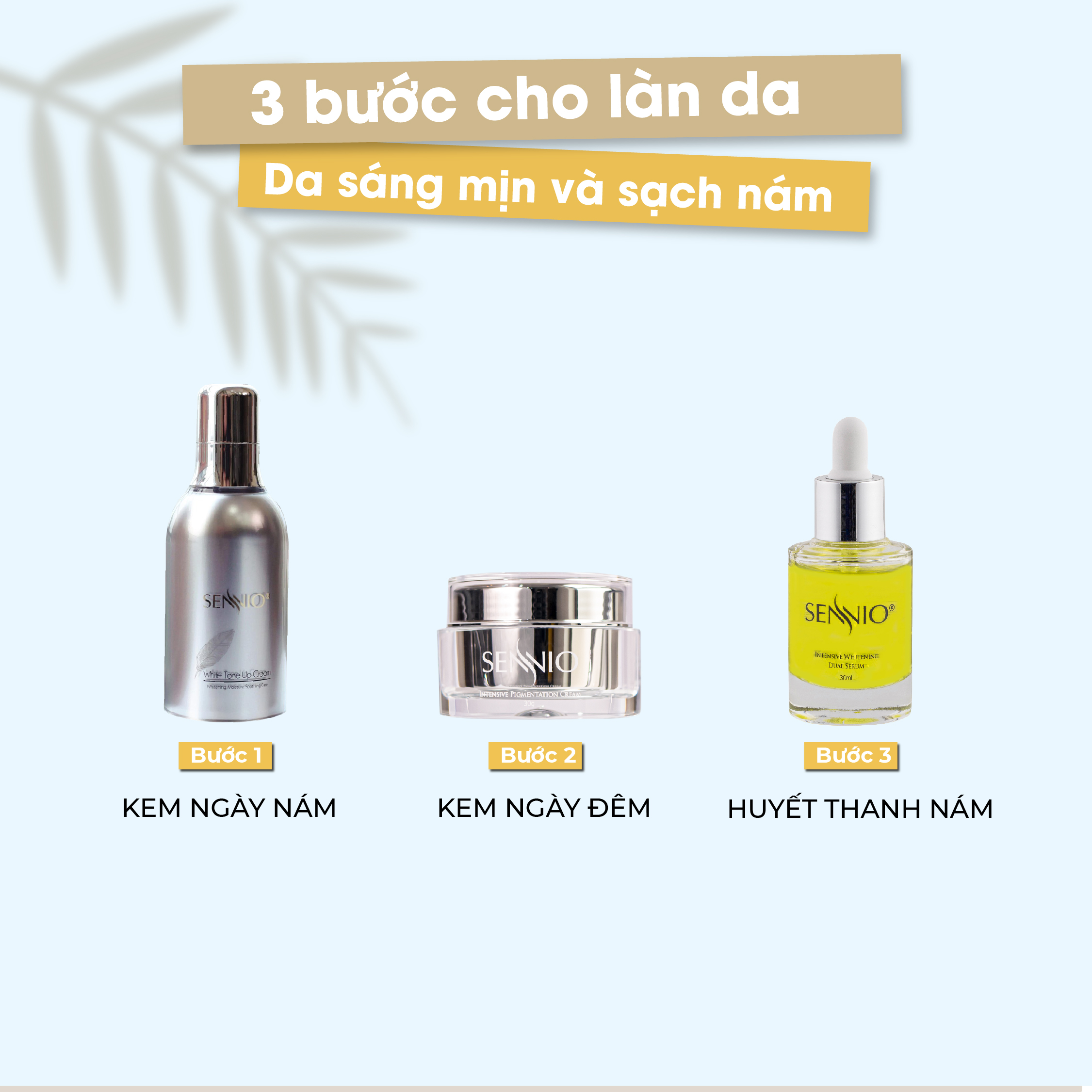 Kem đêm xóa mờ thâm nám SENNIO 