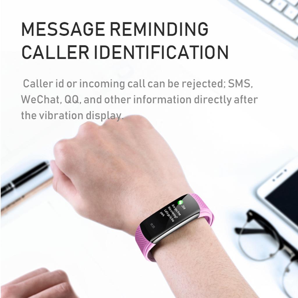 Smart Watch Body Temperature Pressure Monitor Blue