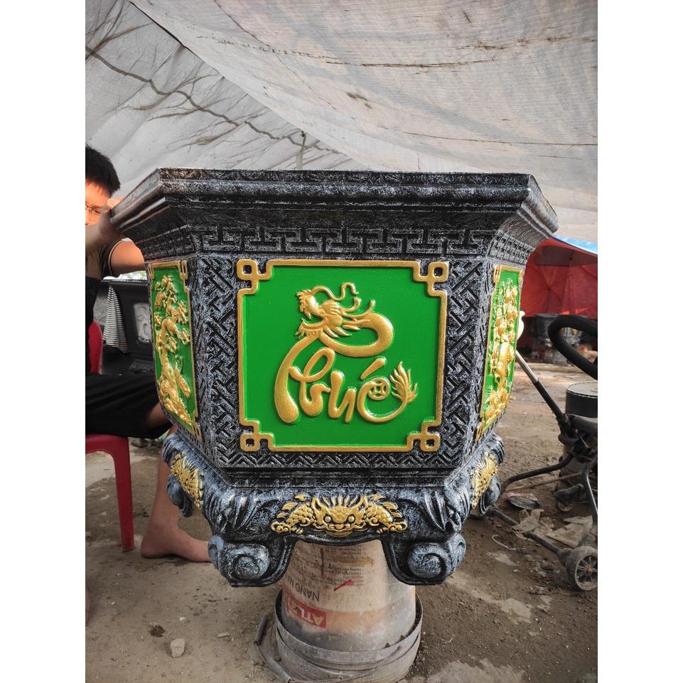 Khuôn đúc chậu cảnh lục giác 80 chân liền