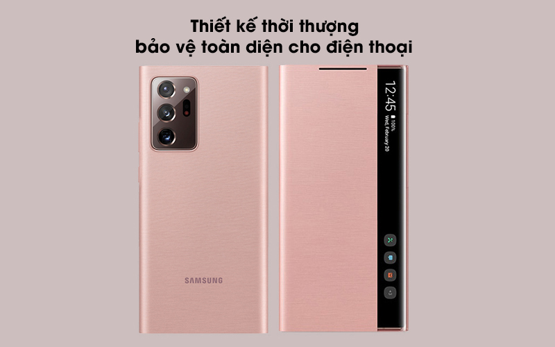 Bao Da Clear View Cover Dành Cho Samsung Note 20 ULtra/ Note 20