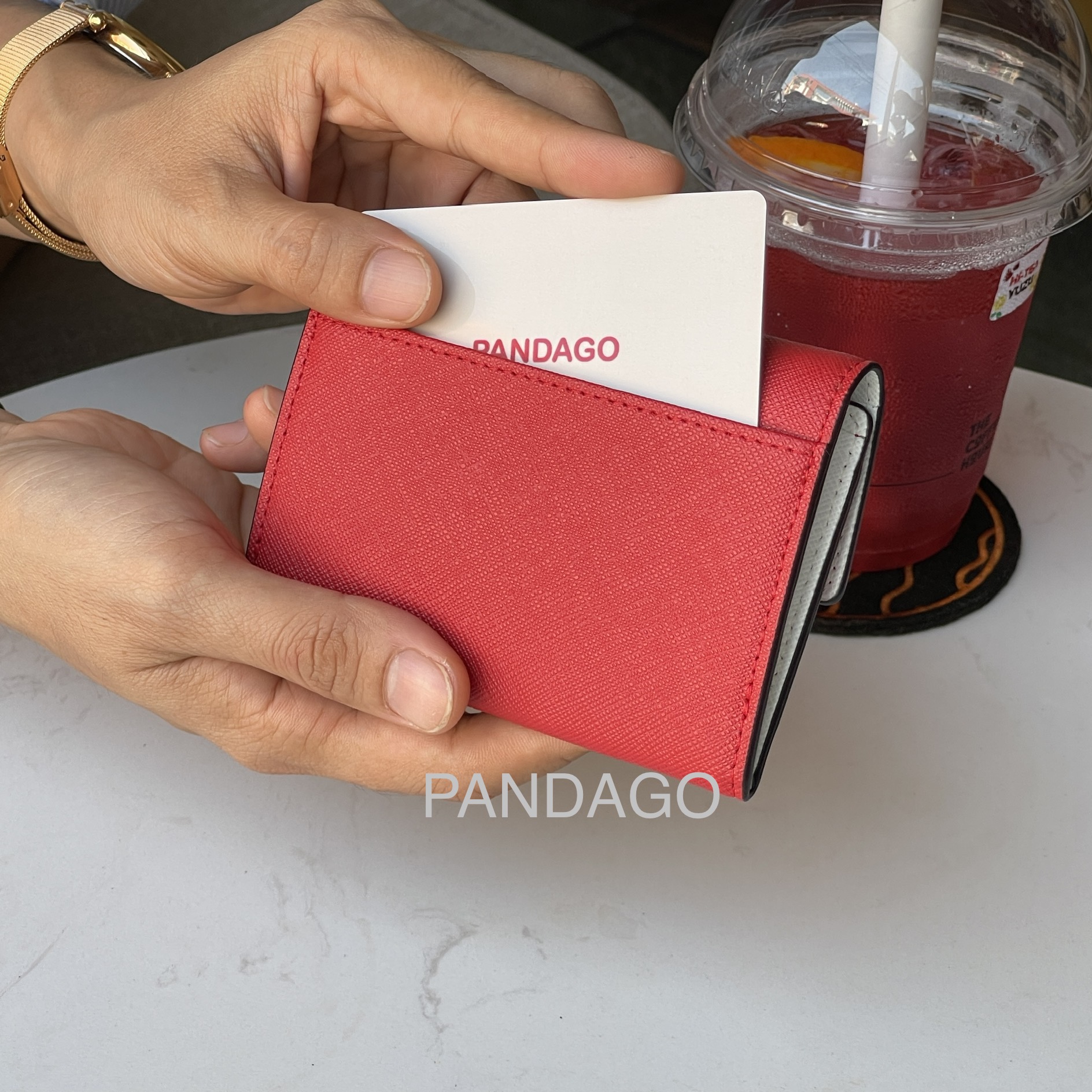Ví cầm tay nữ PANDAGO Mini Cake thời trang cao cấp cute dễ thương nhỏ gọn bỏ túi