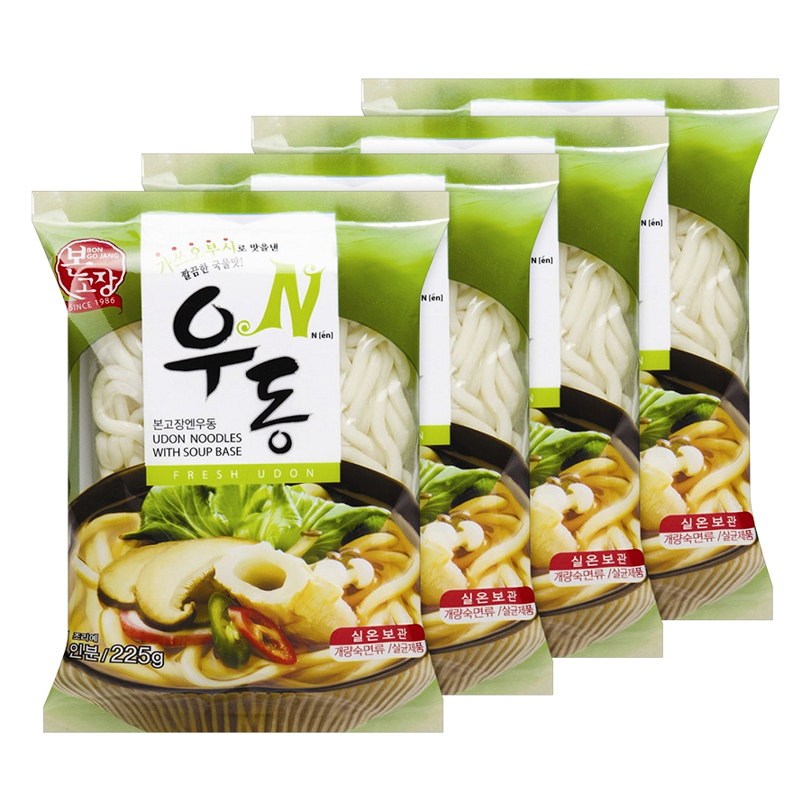 Combo 4 Gói Mì Udon N Hanil Food Vị Truyền Thống (225g / Gói)