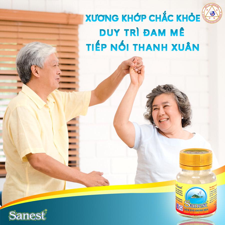 NƯỚC YẾN SÀO KHÁNH HÒA SANEST NGƯỜI CAO TUỔI 70ML