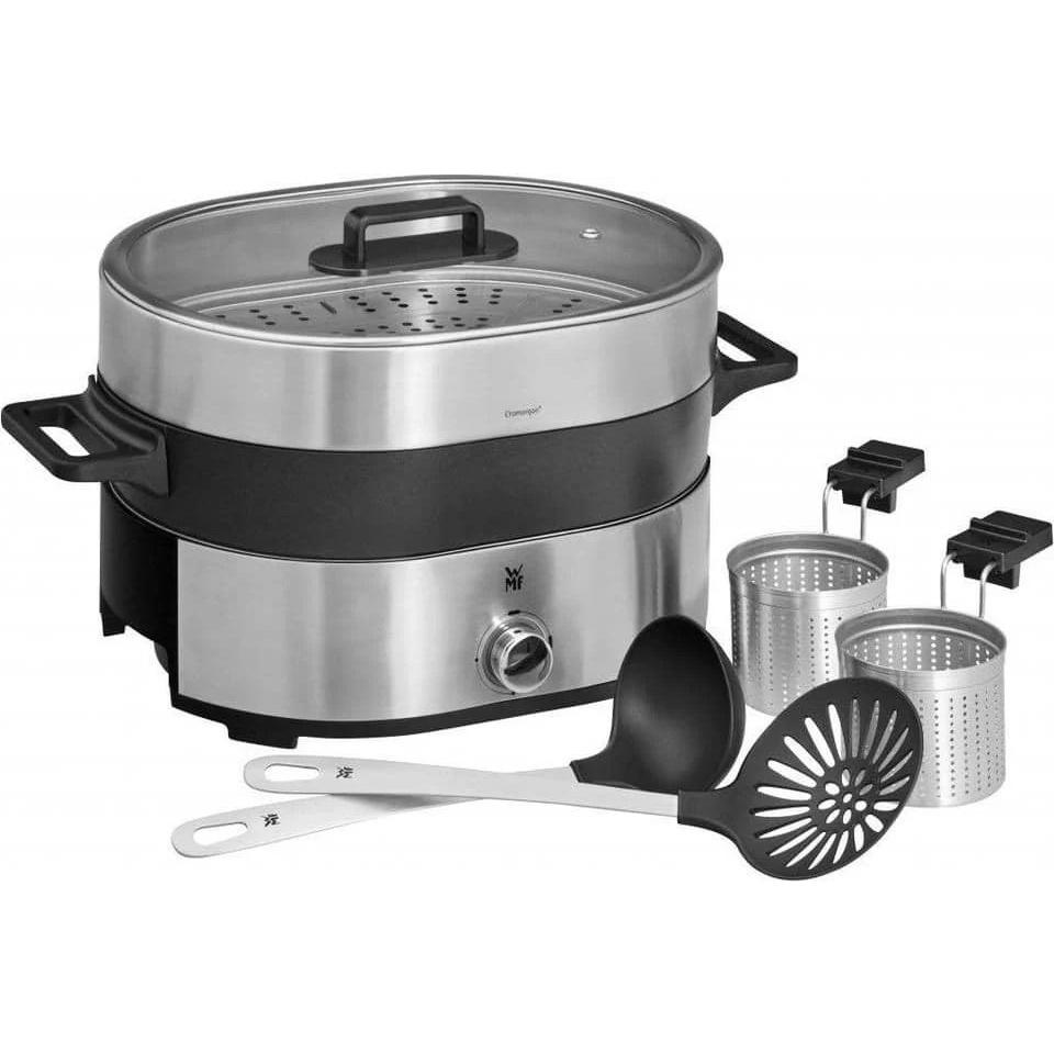 Nồi lẩu hấp WMF Lono Hot Pot&Steam - Nhập Đức tiện lợi cho gia đình